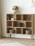 Oshawa Bücherschrank MDF/Eichenfurnier, natur Schrank Living Nordic