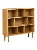 Oshawa Bücherschrank MDF/Eichenfurnier, natur Schrank Living Nordic