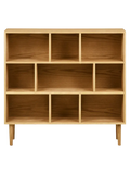 Oshawa Bücherschrank MDF/Eichenfurnier, natur Schrank Living Nordic