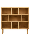 Oshawa Bücherschrank MDF/Eichenfurnier, natur Schrank Living Nordic