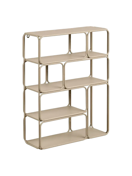 Lanciano Wandregal Metall, beige Regal Living Nordic