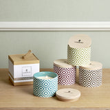 | Ebba Duftkerze Taupe mit Deckel – Orange Blossoms & Ginger - von Lambert online kaufen bei LIVINGforme.