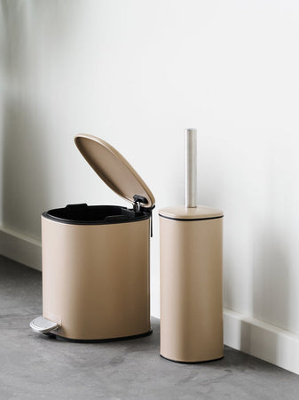 Lodi WC-Bürste Metall, beige Badaccessoire Living Nordic