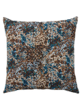 Blossom Kissen blau/braun meliert Kissen Living Nordic