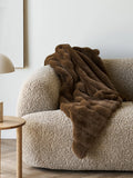 Galena Plaid Kunstfell Plaid Living Nordic