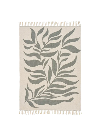 Loni Plaid sand/grün Plaid Living Nordic