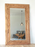 Granada Spiegel im Antik-Look Teakholz, natur Spiegel Living Nordic