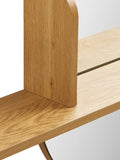Barco Spiegel mit Ablage, Eiche-Optik Spiegel Living Nordic