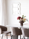 Bosaro Spiegel Teddystoff, weiß Spiegel Living Nordic