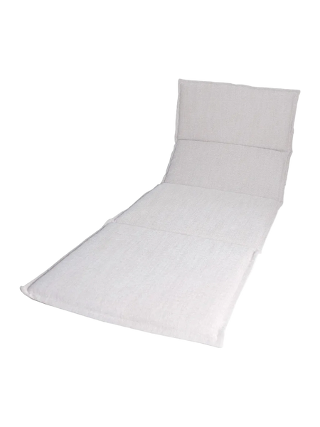 Auflage Liege 200x74x3 cm 100 % Polyacryl Vanilla Auflage Stern Möbel