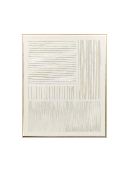 Blanche Wandobjekt – Weiß, 80 × 100 cm Wandobjekt POMAX