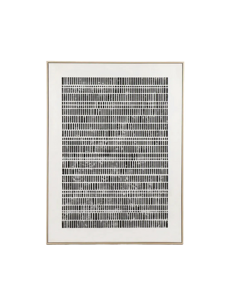 Wandobjekt | POMAX Blanche Wandobjekt – Schwarz/Weiß, 90 × 120 cm - von POMAX online kaufen bei LIVINGforme.