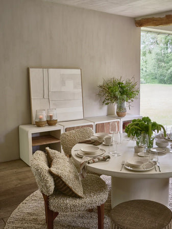 Wandobjekt | POMAX Blanche Wandobjekt – Weiß, 100 × 100 cm - von POMAX online kaufen bei LIVINGforme.