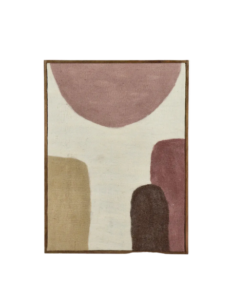 POMAX Wooly Wandobjekt Bögen – Mauve