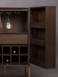 Class Weinschrank Braun, Detail