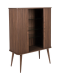 Barbier Highboard in Walnuss, Ansicht 3