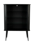 Barbier Highboard in Schwarz, Ansicht 3