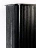 Barbier Highboard in Schwarz, Detail