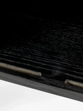 Barbier Highboard in Schwarz, Detail