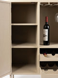 Amaya Weinschrank Beige, Detail