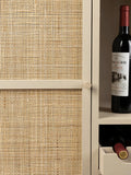Amaya Weinschrank Beige, Detail
