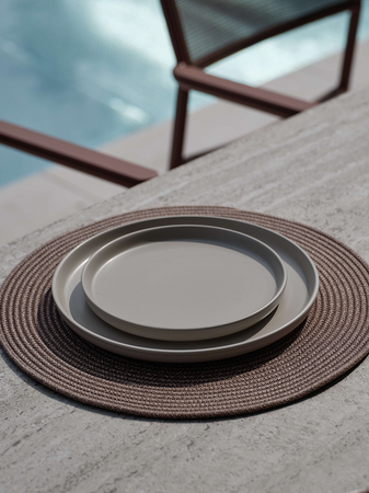 Tischset | Tischset ø 40 cm Kordel Terra - von Stern Möbel online kaufen bei LIVINGforme.