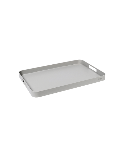 Tablett | Tablett 60x40x4,5 cm Aluminium greige - von Stern Möbel online kaufen bei LIVINGforme.