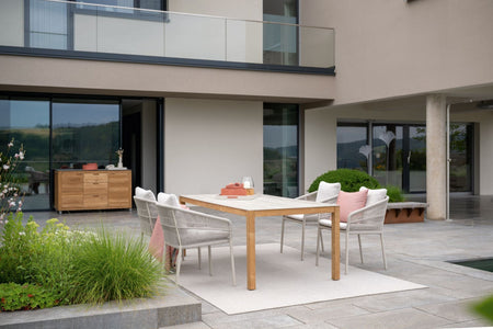Tablett | Tablett 60x40x4,5 cm Aluminium greige - von Stern Möbel online kaufen bei LIVINGforme.