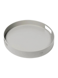 Tablett rund Ø 50 cm Aluminium greige Tablett Stern Möbel