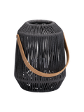 Laterne Nele | Laterne Nele Ø 30 cm Höhe 39 cm Aluminium anthrazit Kordel schiefergrau - von Stern Möbel online kaufen bei LIVINGforme.