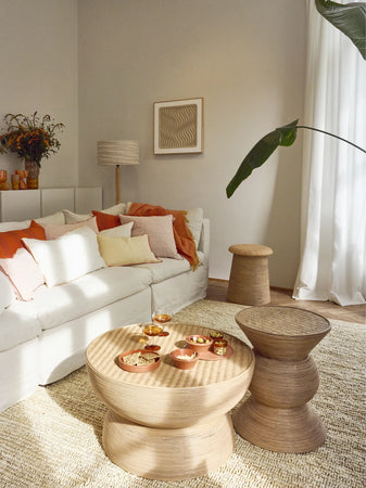Wandobjekt | POMAX La Marée Basse Wandobjekt II – Beige, 60 × 60 cm - von POMAX online kaufen bei LIVINGforme.