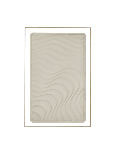 Wandobjekt | POMAX La Marée Basse Wandobjekt I – Beige, 80 × 120 cm - von POMAX online kaufen bei LIVINGforme.