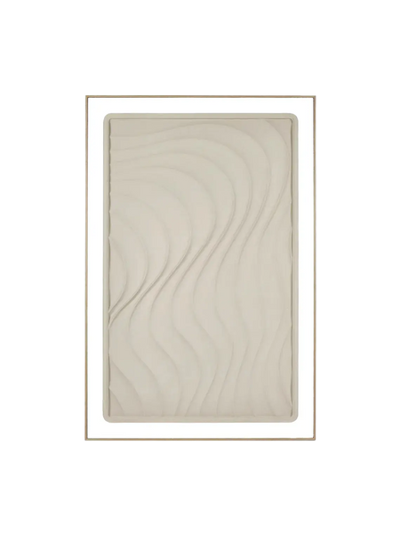 Wandobjekt | POMAX La Marée Basse Wandobjekt II – Beige, 80 × 120 cm - von POMAX online kaufen bei LIVINGforme.