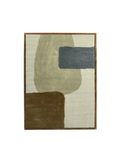 POMAX Wooly Wandobjekt Abstrakte Formen – Olive