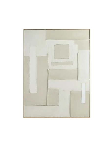 Blanche Wandobjekt – Off-White, 90 × 120 cm Wandobjekt POMAX Off-White