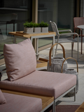 Mittelelement | Mittelelement Coco Lounge Aluminium greige Kissen 100% Polyacryl Lychee - von Stern Möbel online kaufen bei LIVINGforme.