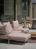 Mittelelement | Mittelelement Coco Lounge Aluminium greige Kissen 100% Polyacryl Lychee - von Stern Möbel online kaufen bei LIVINGforme.