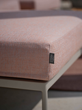 Kissen | Hocker Coco Lounge Aluminium greige Kissen 100% Polyacryl Lychee - von Stern Möbel online kaufen bei LIVINGforme.