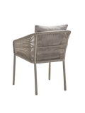Stapelsessel | Stapelsessel Jella Aluminium greige Kordel greige Kissenset 100% Polyacryl Vanilla - von Stern Möbel online kaufen bei LIVINGforme.
