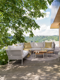 Kissen | Mittelelement Romy Lounge Aluminium greige Kissen 100% Polyacryl Vanilla - von Stern Möbel online kaufen bei LIVINGforme.