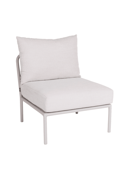 Kissen | Mittelelement Romy Lounge Aluminium greige Kissen 100% Polyacryl Vanilla - von Stern Möbel online kaufen bei LIVINGforme.