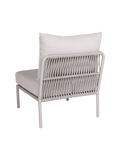 Kissen | Mittelelement Romy Lounge Aluminium greige Kissen 100% Polyacryl Vanilla - von Stern Möbel online kaufen bei LIVINGforme.