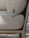 Kissen | Element Romy Lounge 2-Sitzer Armlehne links Aluminium greige Kissen 100% Polyacryl Vanilla - von Stern Möbel online kaufen bei LIVINGforme.