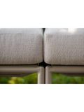 Kissen | Element Romy Lounge 2-Sitzer Armlehne links Aluminium greige Kissen 100% Polyacryl Vanilla - von Stern Möbel online kaufen bei LIVINGforme.