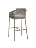 Kissen | Barsessel Jella Aluminium greige Kordel greige Kissenset 100% Polyacryl Vanilla - von Stern Möbel online kaufen bei LIVINGforme.