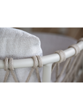 Kissen | Sessel Klea Aluminium greige Kordel greige Kissenset 100% Polyacryl Vanilla - von Stern Möbel online kaufen bei LIVINGforme.