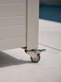 Kissen | Kissenbox Gilbert 176x76x91 cm Aluminium greige mit Schloß - von Stern Möbel online kaufen bei LIVINGforme.
