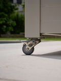 Kissen | Kissenbox Gilbert 176x76x91 cm Aluminium greige mit Schloß - von Stern Möbel online kaufen bei LIVINGforme.