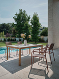 Stapelsessel | Stapelsessel Joris Aluminium Terra Textilen Sienna light/Aluminiumarmlehnen Terra - von Stern Möbel online kaufen bei LIVINGforme.
