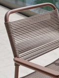 Stapelsessel | Stapelsessel Joris Aluminium Terra Kordel Terra/Aluminiumarmlehnen Terra - von Stern Möbel online kaufen bei LIVINGforme.